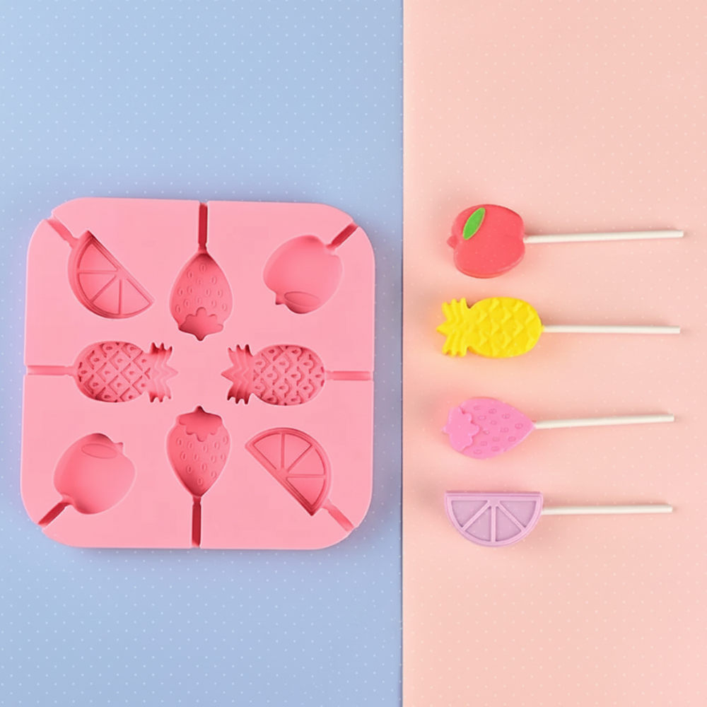 Silicone lolly moulds, BPA-free and reusable – for fridge and freezer, easy to wash | frozen treats