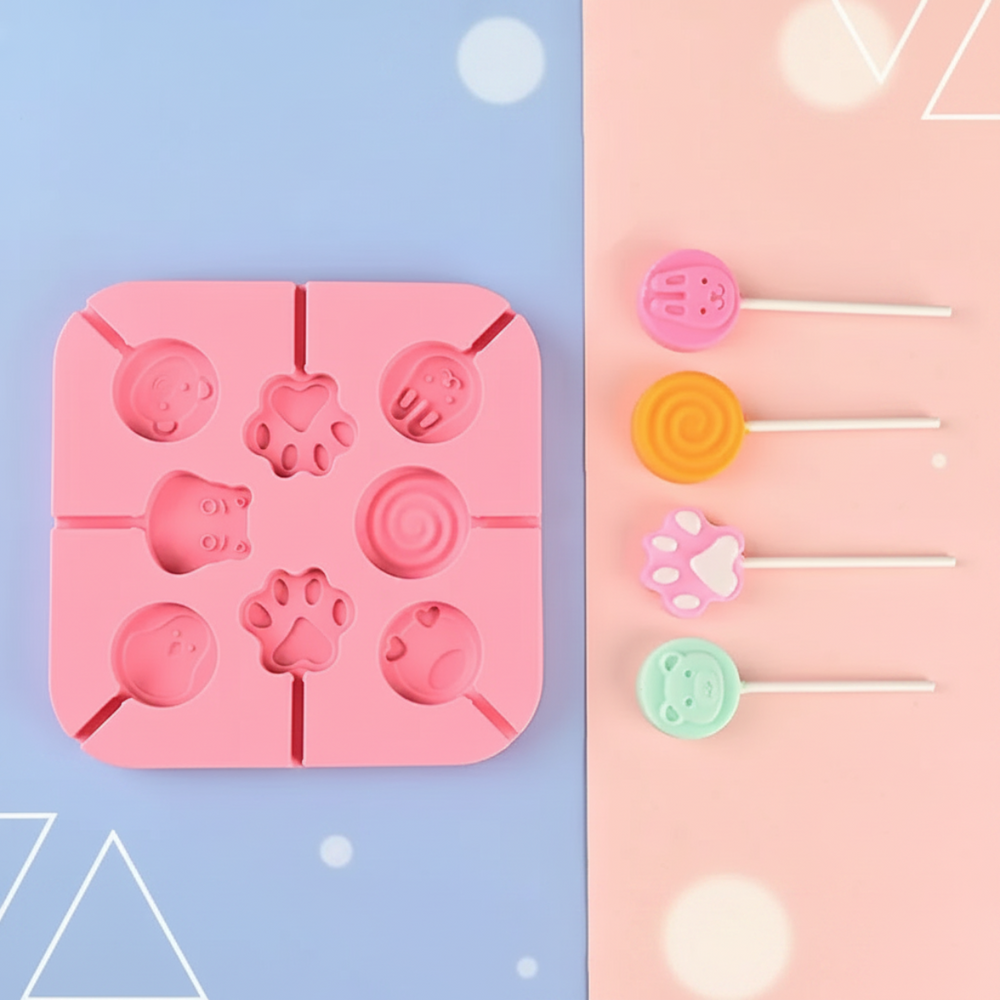 Silicone lolly moulds, BPA-free and reusable – for fridge and freezer, easy to wash | frozen treats