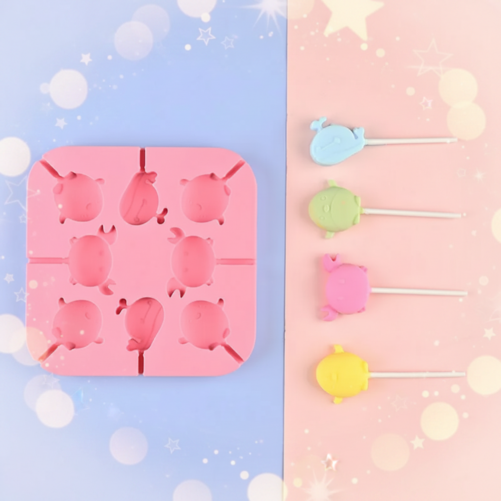 Silicone lolly moulds, BPA-free and reusable – for fridge and freezer, easy to wash | frozen treats