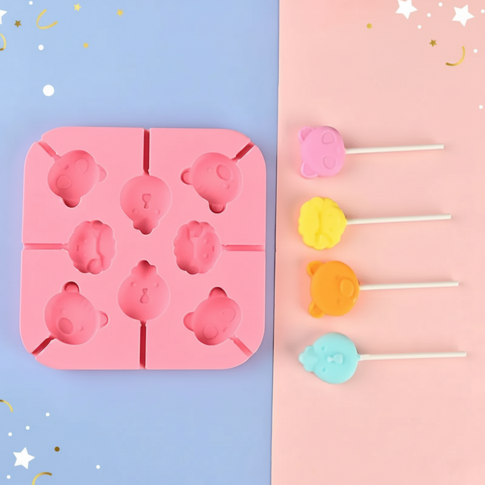 Silicone lolly moulds, BPA-free and reusable – for fridge and freezer, easy to wash | frozen treats