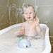 Whale bath toy squirts water – light effects, waterproof | for babies and toddlers