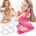 Hair glitter tool adds sparkle safely – no glue, reusable gems | girls hair toy
