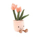 Plush tulip cuddly toy – soft, huggable and decorative | kids & adults