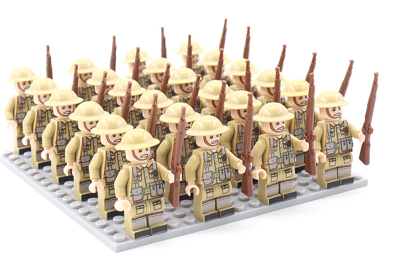Building figures set with 21 pieces – compatible with building bricks | Kids 6+