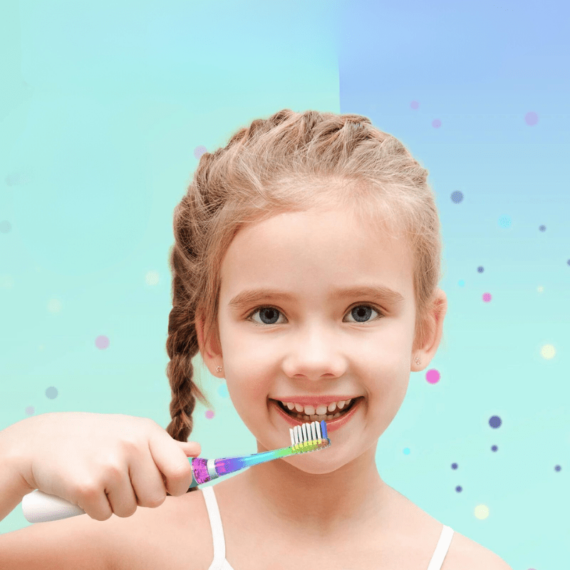 Electric toothbrush cleans kids' teeth gently – soft, waterproof and rechargeable | for children