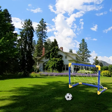 Kids football goal with ball – indoor & outdoor play, easy setup | ages 3+