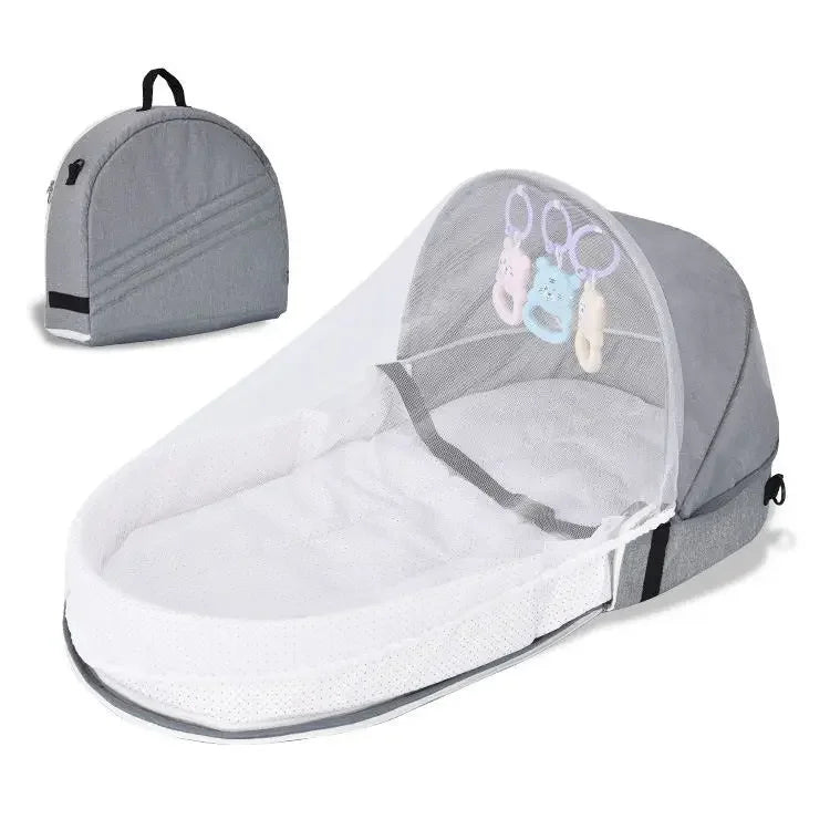 Folding crib with anti-stress design – lightweight, portable | newborn sleep