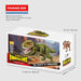 RC dinosaur toy with light and sound – remote control, LED, roars | kids' gift