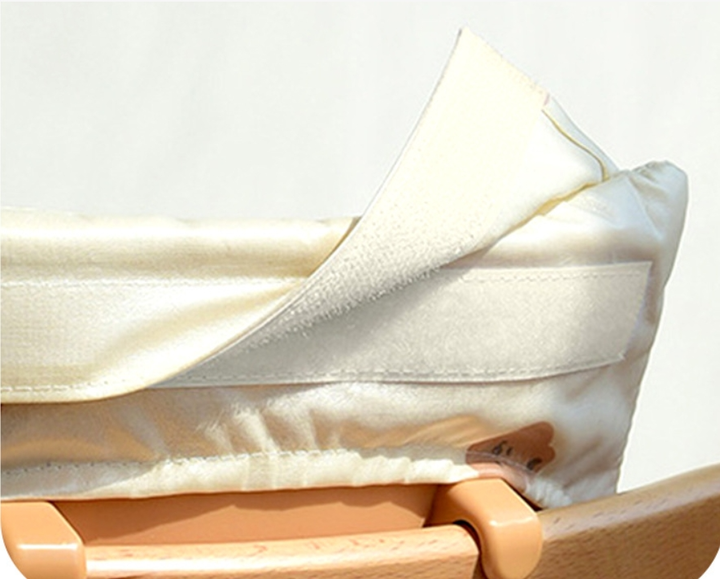High chair cushion with soft padding – adjustable straps, washable | baby seat reducer