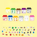 Magnetic shapes for colour and shape recognition – Montessori design, EVA | Educational toy