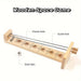 Wooden stickball set tests precision and reflexes – compact, durable | dexterity game
