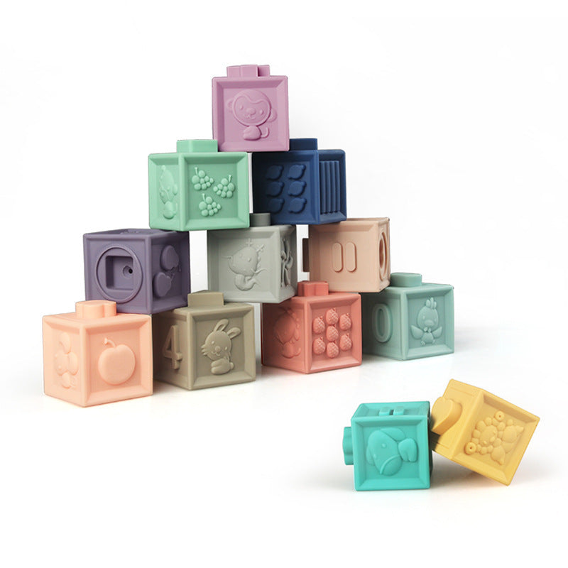Educational wooden stacking blocks for toddlers – animal, letter and number designs | learning toys