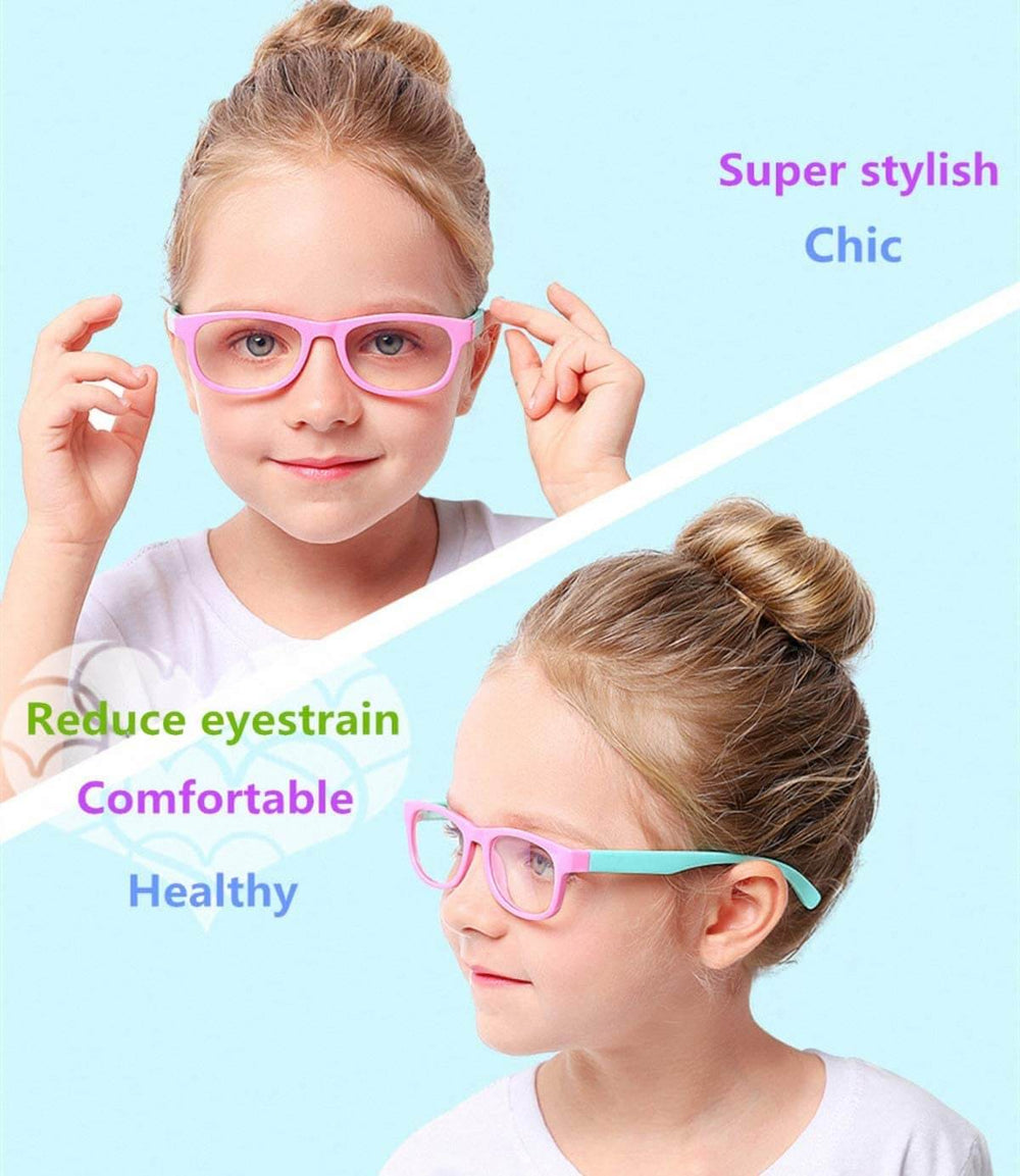 Kids' blue light glasses reduce screen glare – comfortable, flexible | Children's eyewear