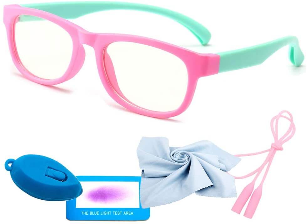 Kids' blue light glasses reduce screen glare – comfortable, flexible | Children's eyewear