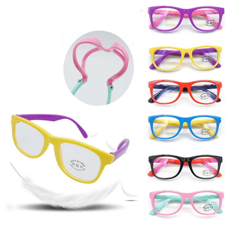 Kids' blue light glasses reduce screen glare – comfortable, flexible | Children's eyewear