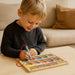 Magnetic wooden maze – colour recognition, counting & motor skills | educational toy