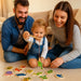 Wooden fishing game boosts fine motor skills – colourful sea animals | educational toy