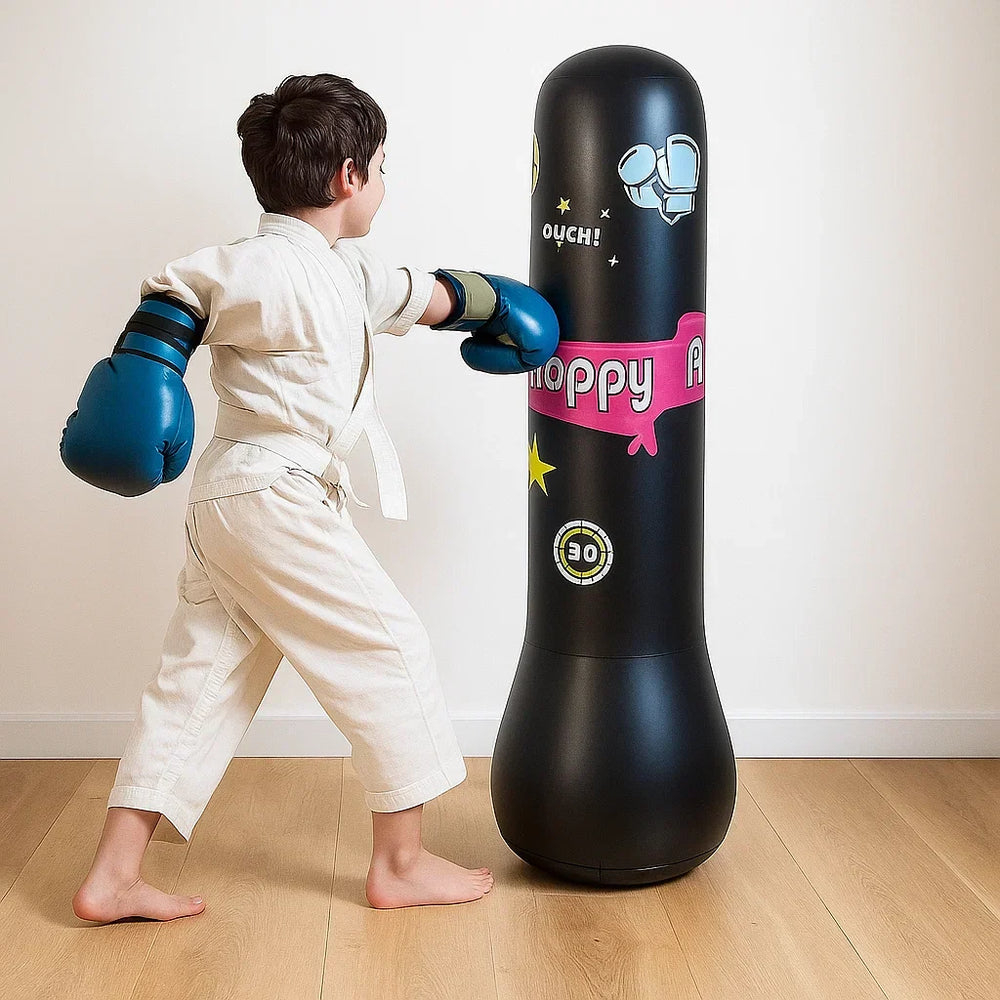 Punch bag for safe indoor play – boosts coordination and confidence | active children