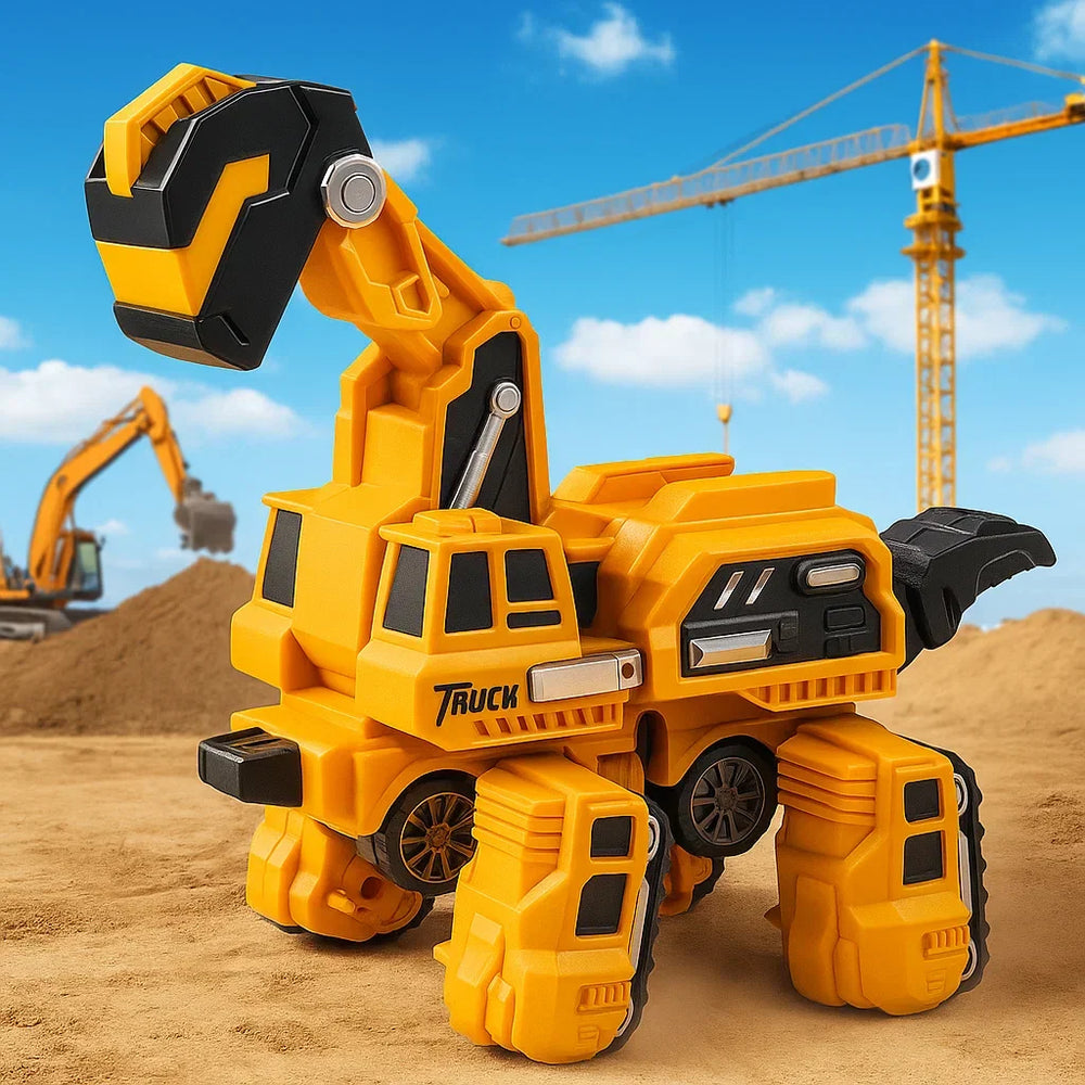 Transforming dino toy car – auto-transforms, durable plastic | kids' play vehicle