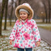 Kids winter jacket with thick lining – stylish prints, durable zip | ages 4-10