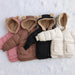 Warm winter coat with cosy teddy lining – hooded design, easy zip | baby & toddler