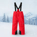Warm waterproof ski trousers for kids – flexible fit, reflective details | winter sports gear
