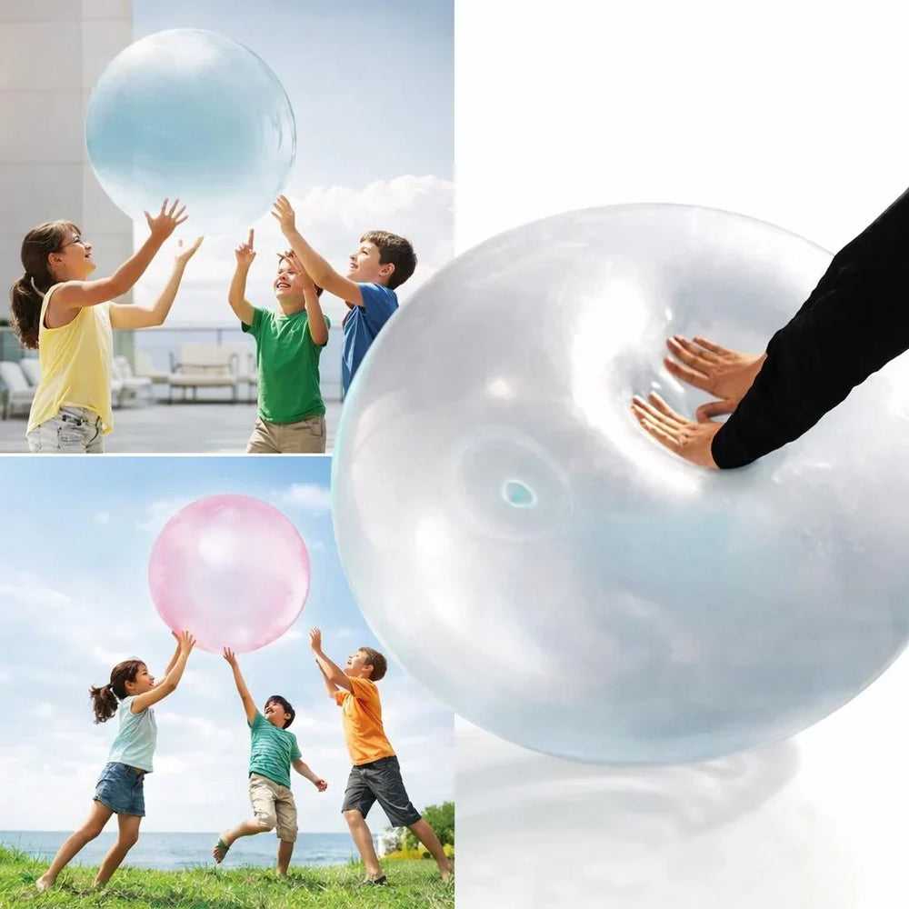 Inflatable play ball XL – flexible and lightweight | for kids and adults