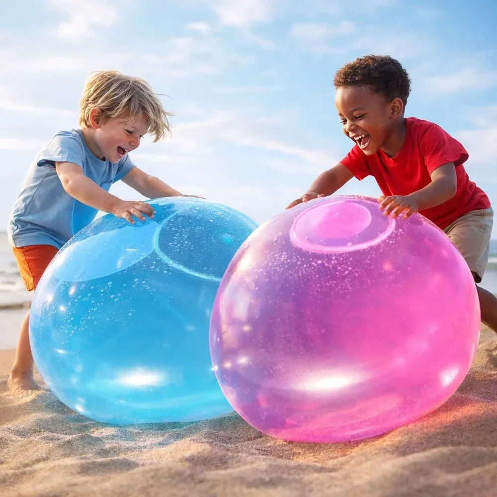 Inflatable play ball XL – flexible and lightweight | for kids and adults