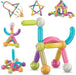 Magnetic building blocks – STEM learning, bright colours | kids construction toy