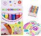 3D drawing pens create puffy raised artwork – 6 colours, works on paper & glass | kids craft