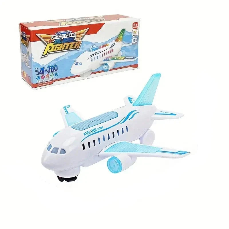 Toy aeroplane with light & sound for kids – interactive, easy to use | ages 3+