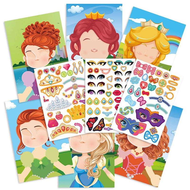 Dress-up stickers for creative outfits – reusable, mix-and-match designs | kids craft toy