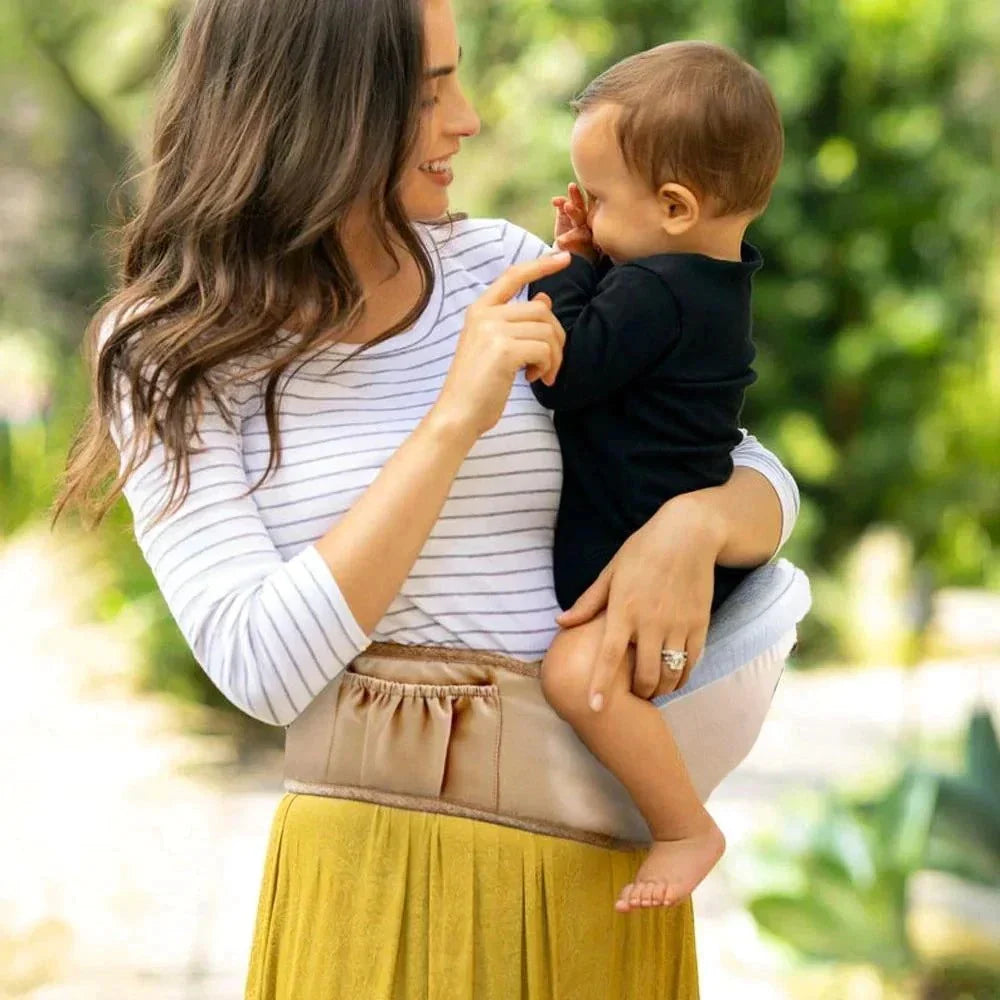 Ergonomic baby hip seat carrier – reduces back strain, supports up to 20kg | For babies