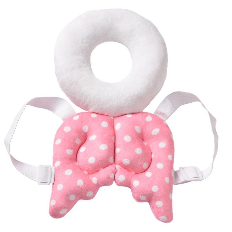 Baby head and back fall protection cushion – soft, adjustable straps | crawling & walking
