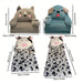 Children's foldable play sofa with soft plush seat – washable cover, compact fold | ages 2–8