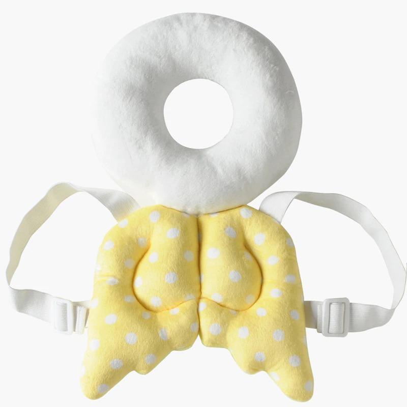 Baby head and back fall protection cushion – soft, adjustable straps | crawling & walking