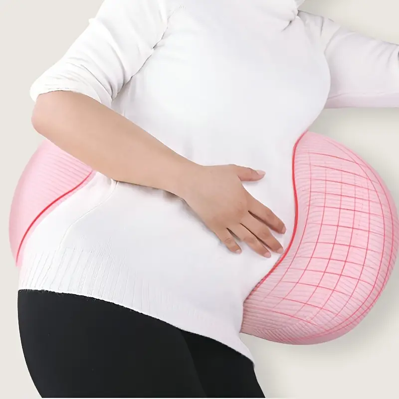 Pregnancy pillow with ergonomic support – adjustable width, extra cushion | maternity