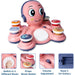 Musical octopus toy – sounds, lights, easy buttons | toddlers