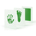 Baby hand and footprint kit creates a lasting keepsake – with name and date space | new parents