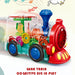 Self-driving toy car with light and music – transparent design, LED lights | Kids toy