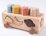 Stacking toy with soft silicone rings – BPA-free, Montessori-inspired | Baby toys