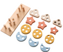 Stacking toy with soft silicone rings – BPA-free, Montessori-inspired | Baby toys