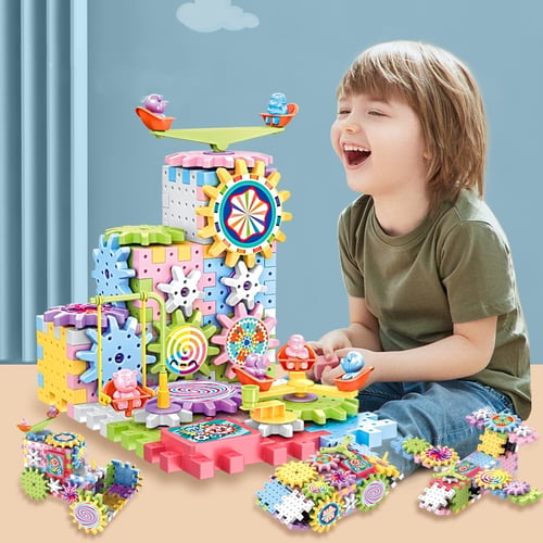 Building set with electric modules – boosts creativity, cuts screen time | STEM toy