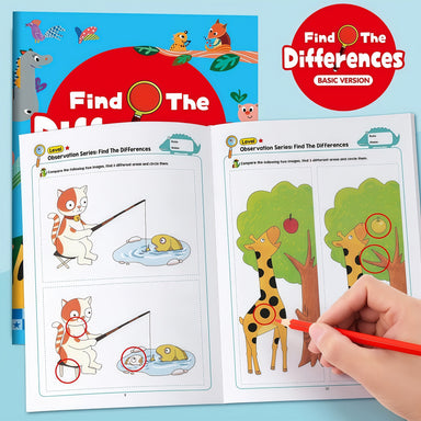 Spot the difference activity book – 2 puzzle books, screen-free fun | Kids
