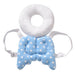 Baby head and back fall protection cushion – soft, adjustable straps | crawling & walking