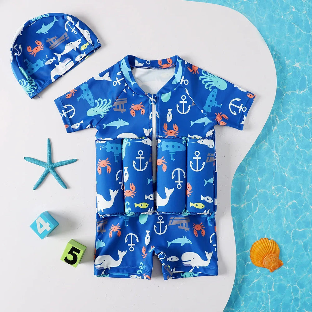 Toddler swimsuit with adjustable floats – UV50+, quick-drying | 0–5 years