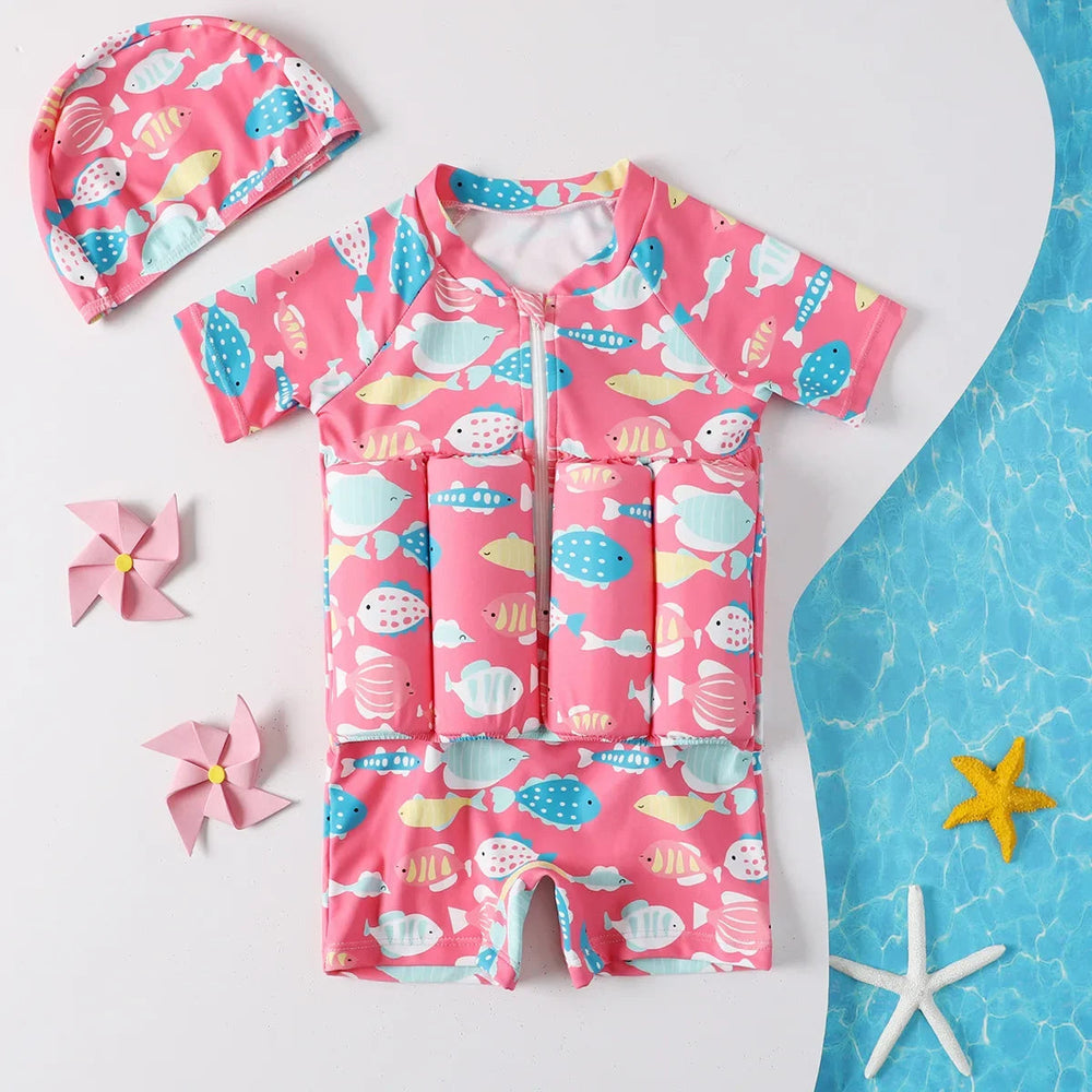 Toddler swimsuit with adjustable floats – UV50+, quick-drying | 0–5 years