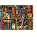 1000-piece cat jigsaw puzzle with cosy book theme – relaxing hobby, detailed design | puzzle lovers