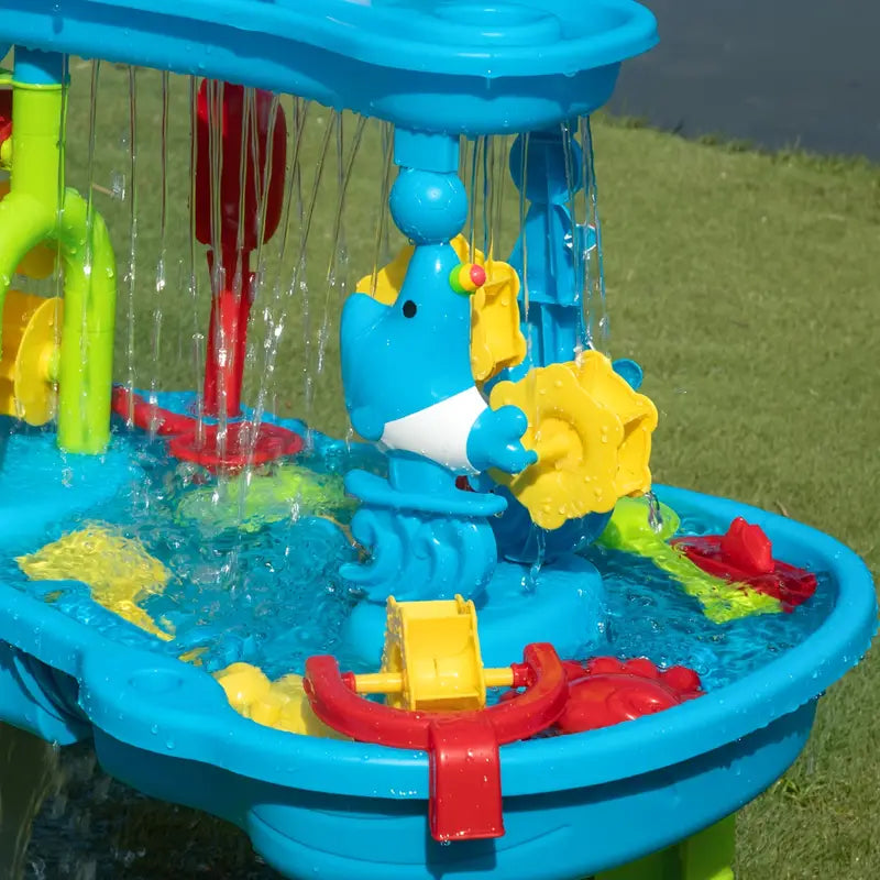 Sand and water play table with 3 play levels – includes accessories | ages 3+