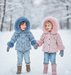 Hooded winter coat keeps girls warm – soft lining, durable fabric | kids outerwear